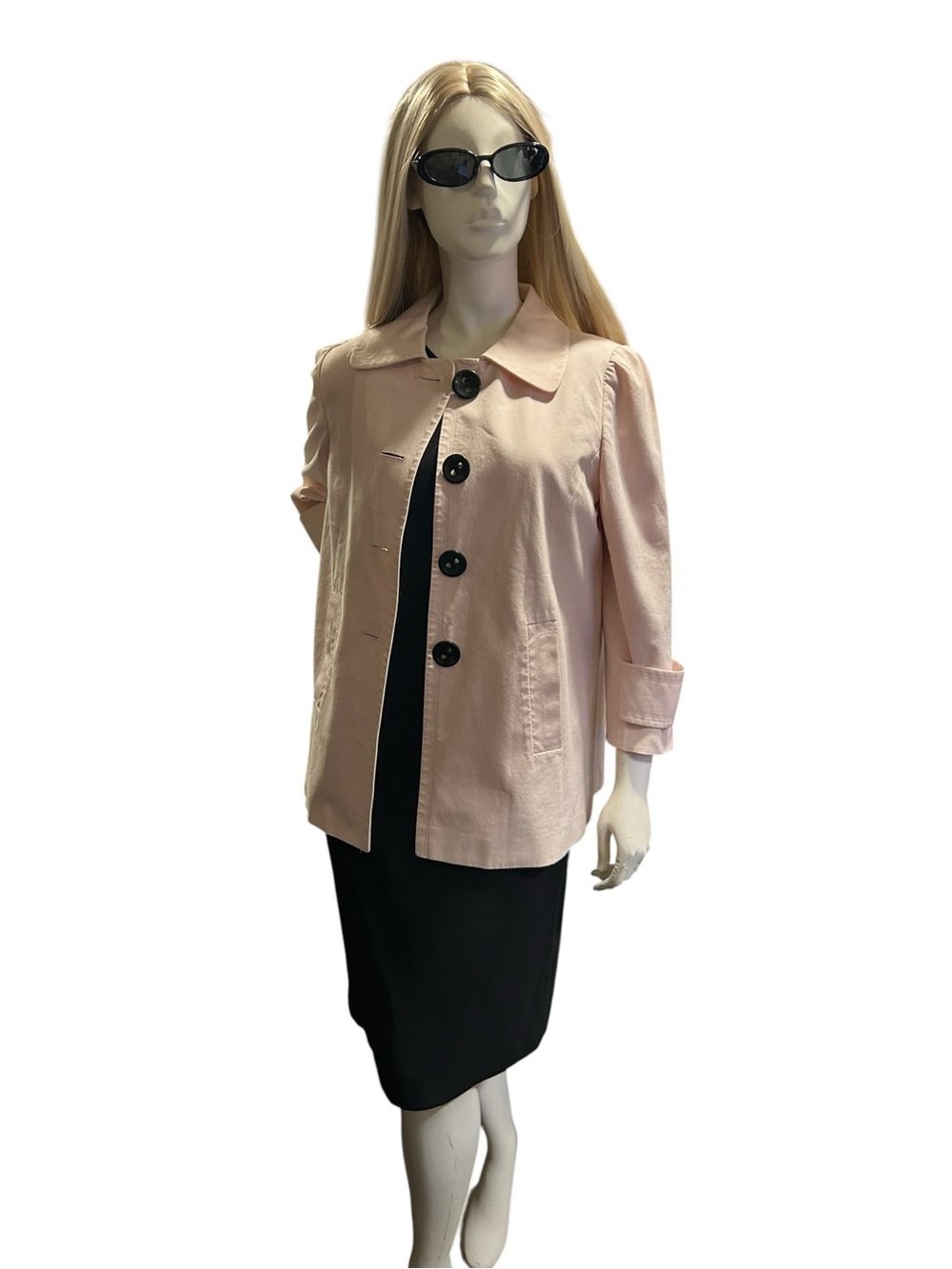 Tahari ASL Studio Tahari Pink Over-Size Jacket Size 8